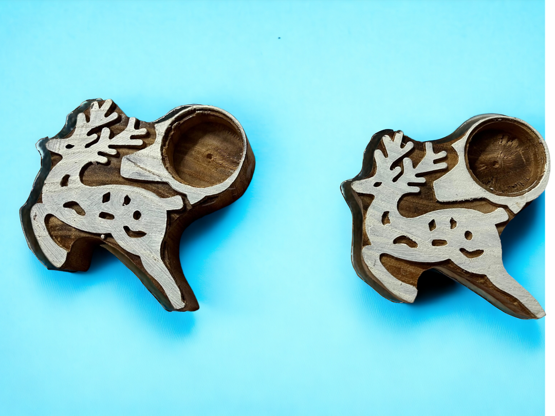 ONEarth ReinDeer tea light holder (set of 2)