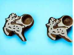 ONEarth ReinDeer tea light holder (set of 2)
