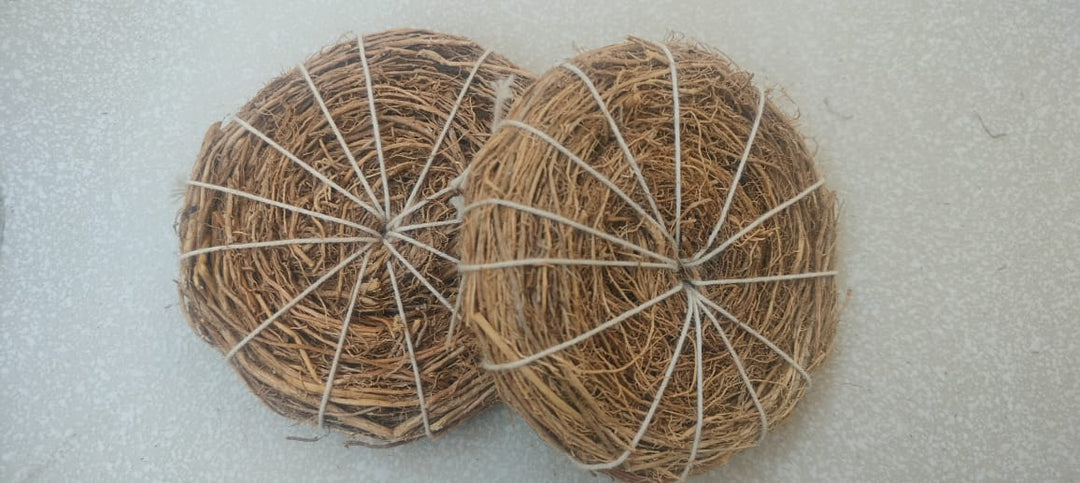 Khus organic body bath scrubber(Pack of 2)