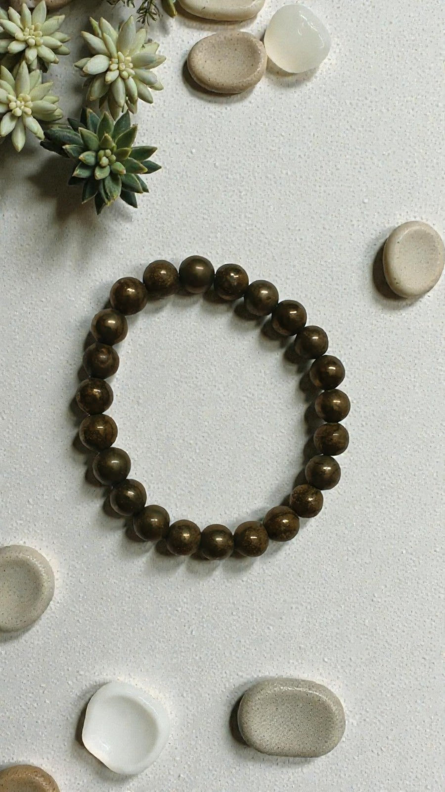 Onearth Raw Pyrite Bracelet (certified)