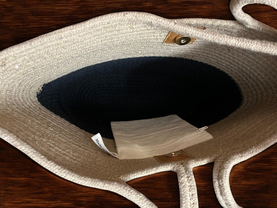 ONEarth Black & Brown Tote bag