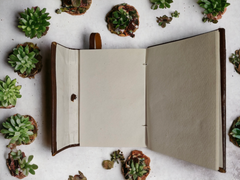 ONEarth Recycled paper vegan leather journal - A6