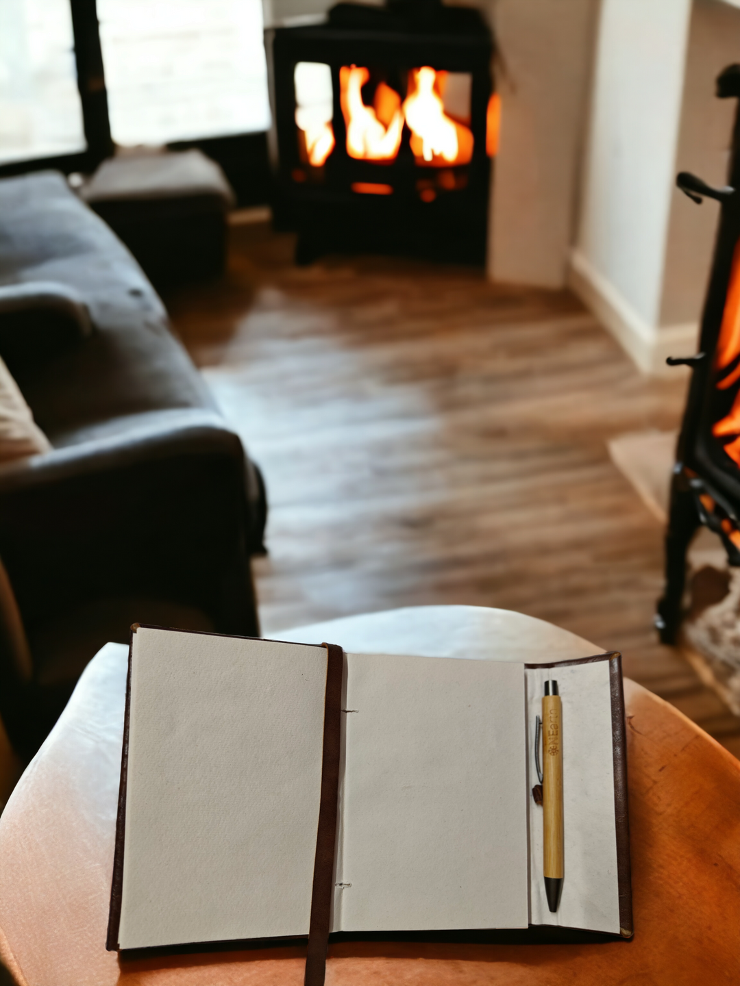 ONEarth Recycled paper vegan leather journal - A6