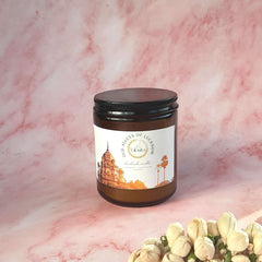 Studio Vilasita Soy wax candle- old alleys of Lucknow | agarwood, frankincense and sandalwood