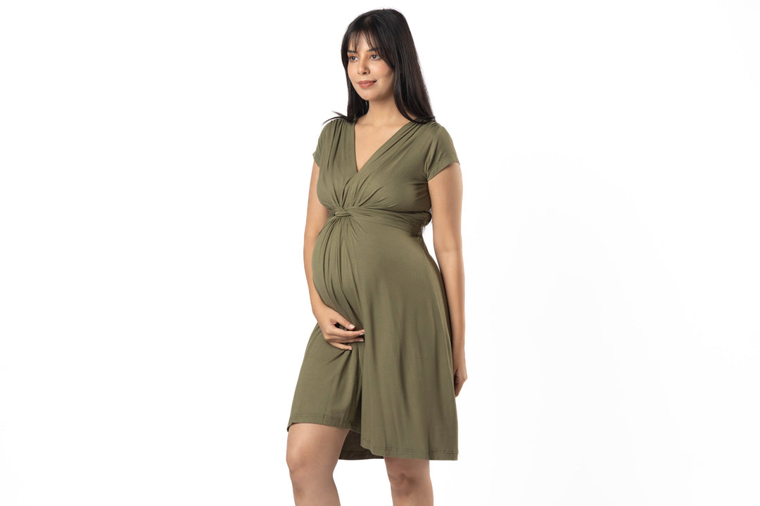 BLOCK HOP Maternity Everyday Dress