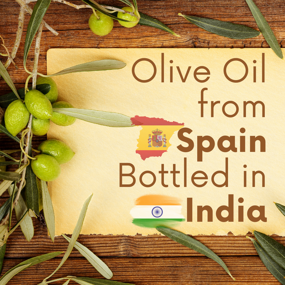 Pomace Olive Oil – Ideal for Indian Cooking & Deep Frying | Low in Saturated Fat - 1 ltr