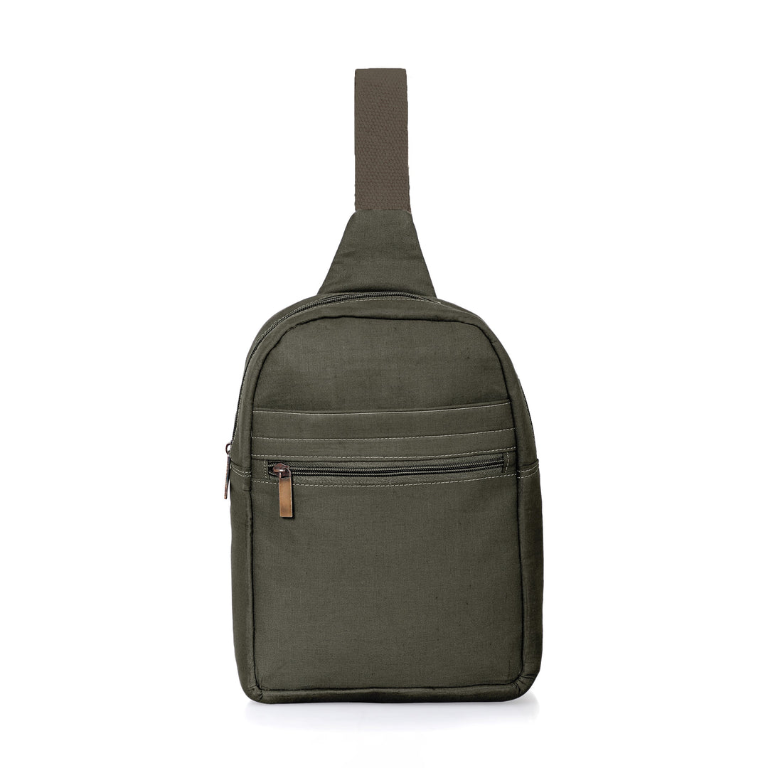 The Label GAIA Hemp Cross Body Bag