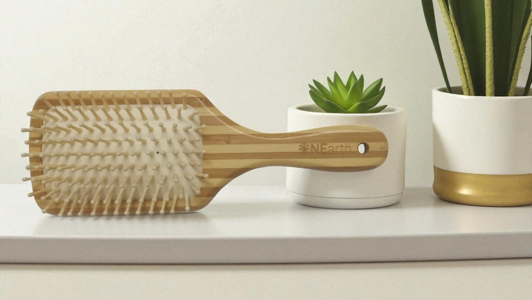 ONEarth Bamboo Hair Brush | rectangle Shape - Suspire
