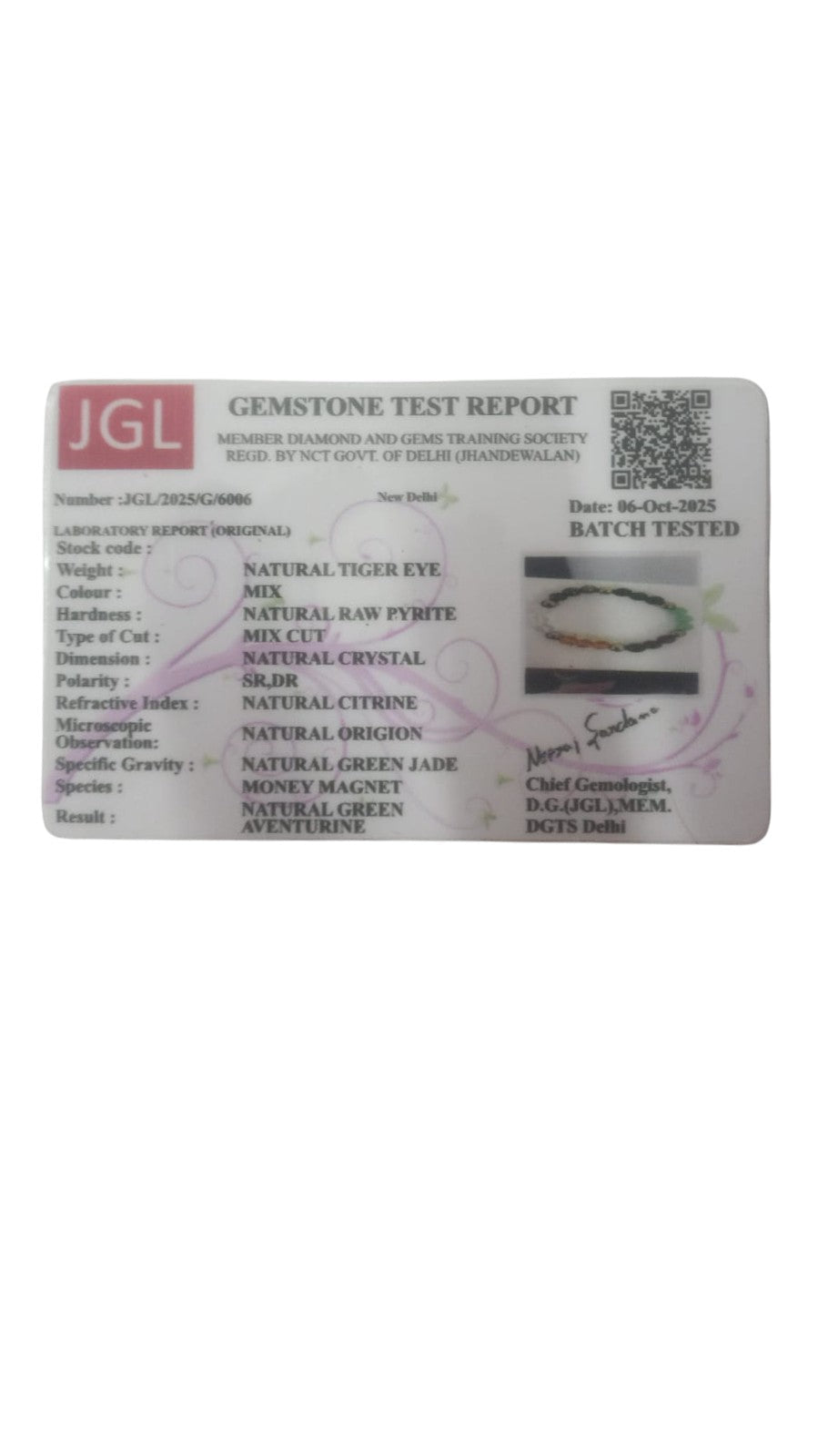 Onearth Fortune Dhan Vridhhi Bracelet (Lab certified)