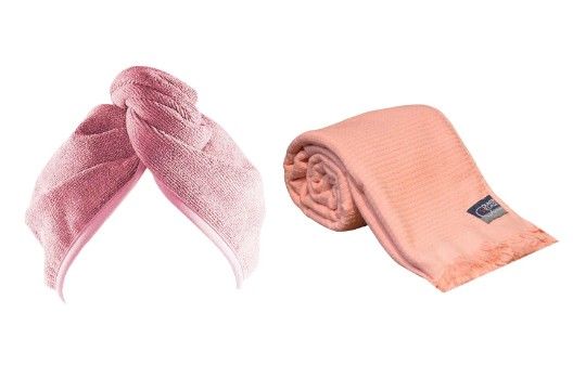 Country Village- Lovely Towel | Bath Warp & Hair Wrap Towel | Organic Cotton Towel