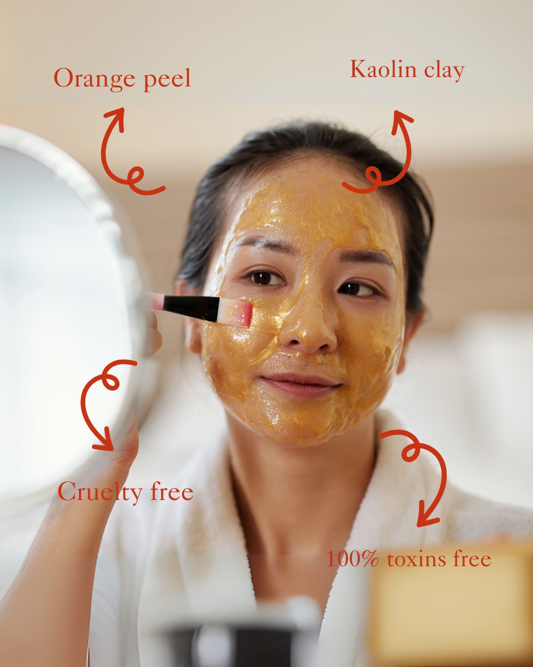 Orange De Tan Powder Face Mask Pack 100 gm