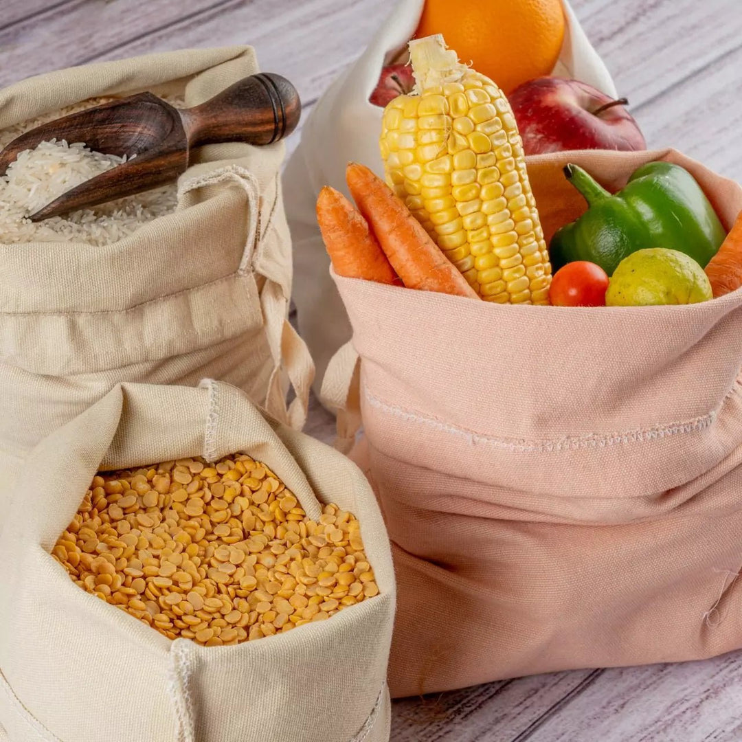 Organic cotton draw string bags - Suspire