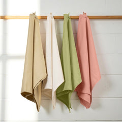 Organic Cotton Kitchen Towels in Assorted Colours