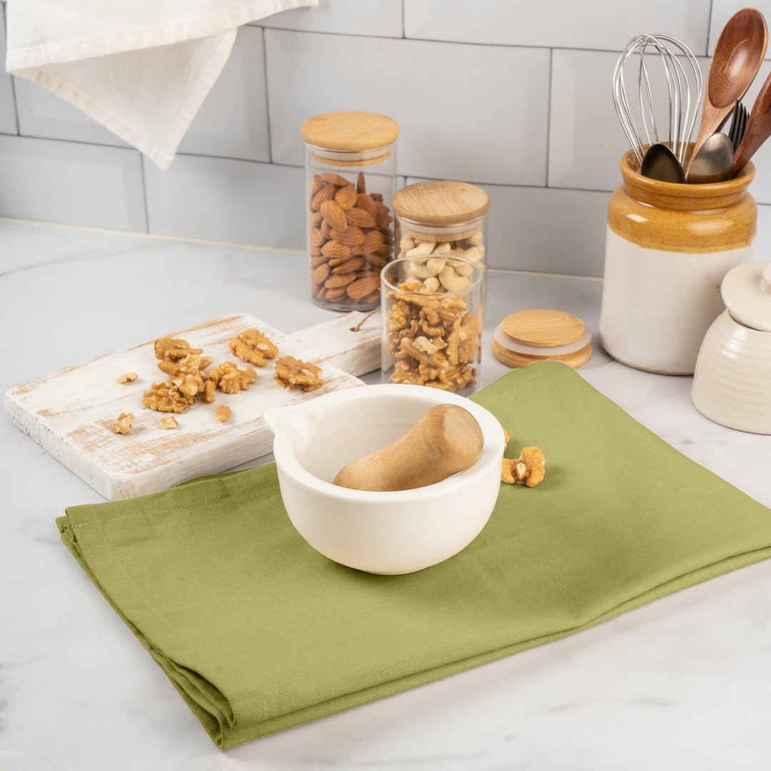 Organic Cotton Kitchen Towels in Assorted Colours - Suspire