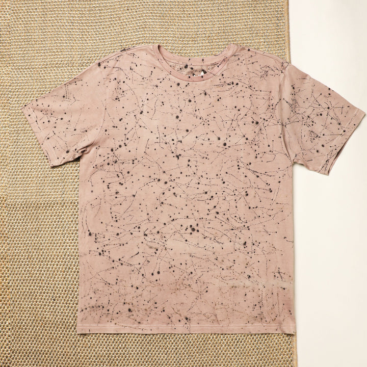 Organic Cotton Mens T-shirt - Eco Print Tie & Dye - Suspire