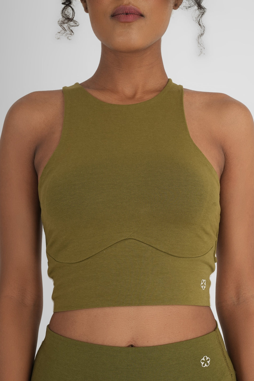 Organic Cotton Modal Padded Yoga Bra Top - Suspire