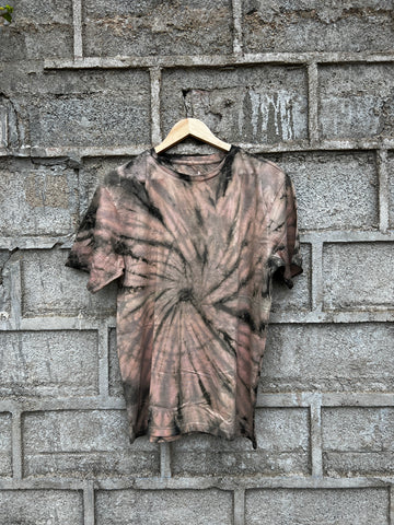 Organic Cotton & Natural Dye Men's Tshirt - Green Tie and Dye