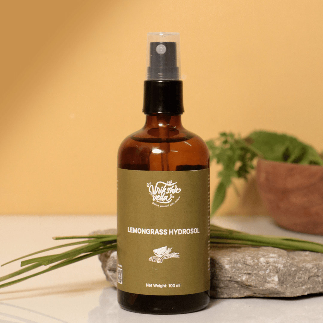 Organic Lemongrass Hydrosol for Skin & Hair I Lemongrass Water from Uttarakhand I 100 ml - Suspire