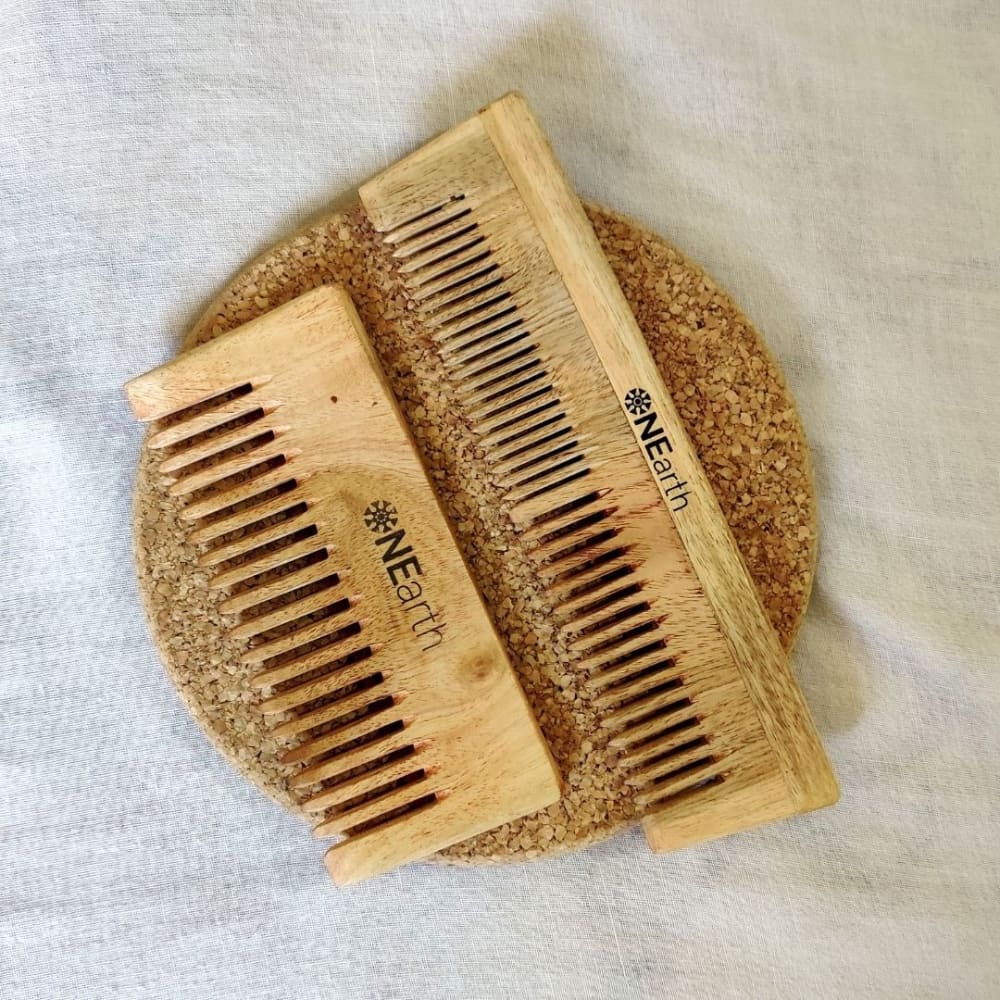ONEarth Detangling Shower Comb (wide tooth) + 2 in 1 comb