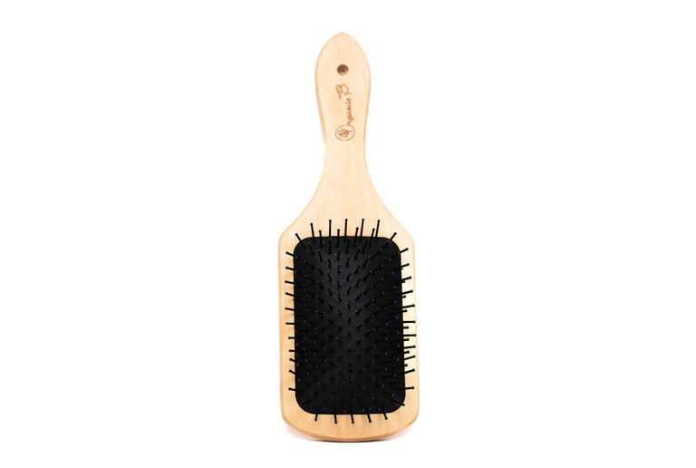 Organic B Rectangular Paddle Hairbrush |Nylon Bristles| Large