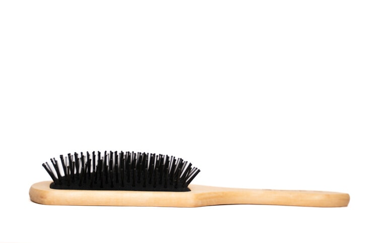 Organic B Rectangular Paddle Hairbrush |Nylon Bristles| Large