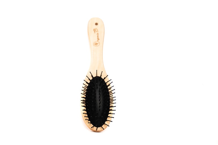Organic B Oval Paddle Hairbrush |Nylon Bristles| Small