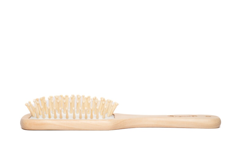 Organic B Rectangular Paddle Hairbrush | Wooden | Small