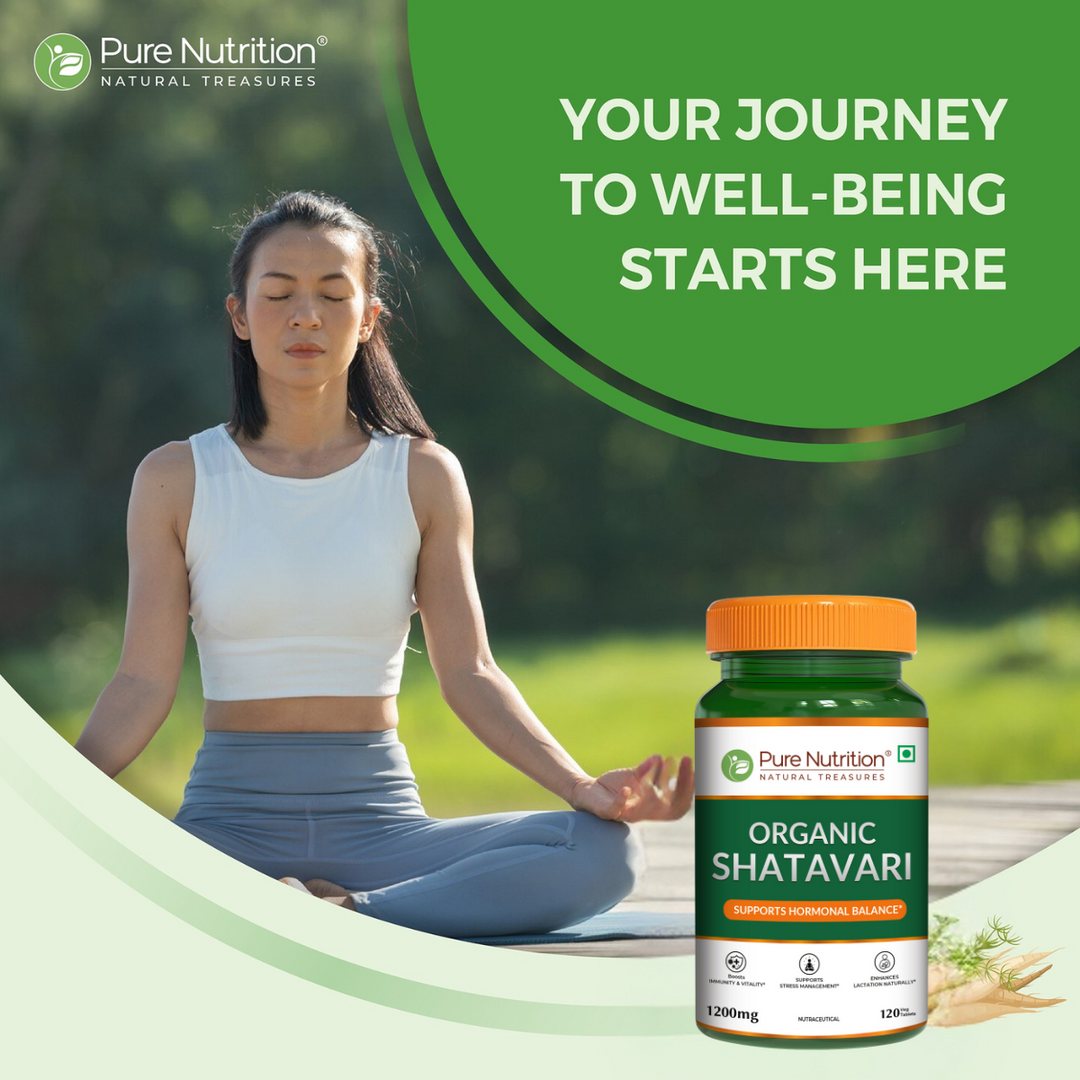 Organic Shatavari - 120 Tablets | Boosts Immunity, Digestion, and Supports Women&