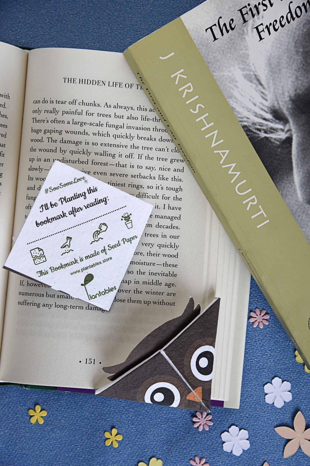 Plantables Origami Corner Bookmarks (Set of 7)