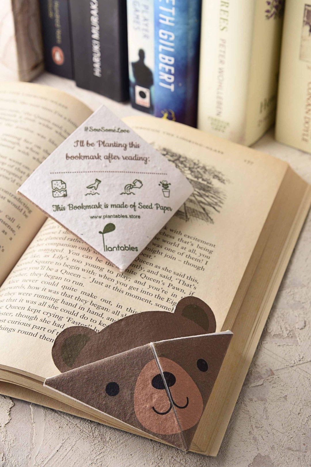 Plantables Origami Corner Bookmarks (Set of 7)