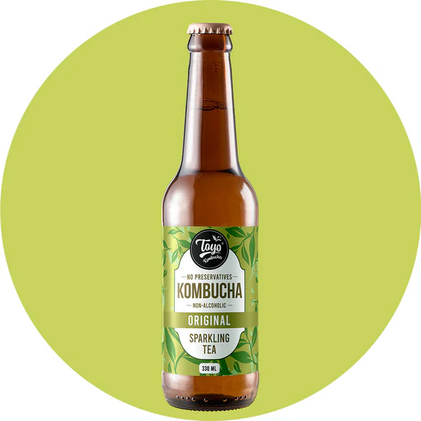 Toyo Kombucha Original Low Sugar - Pack of 6