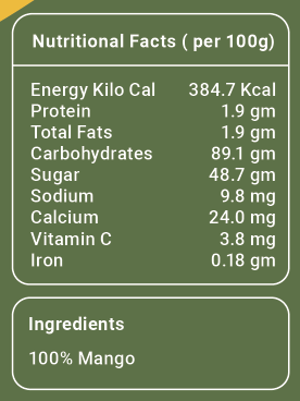 Freeze Dried Mango, 20 gm
