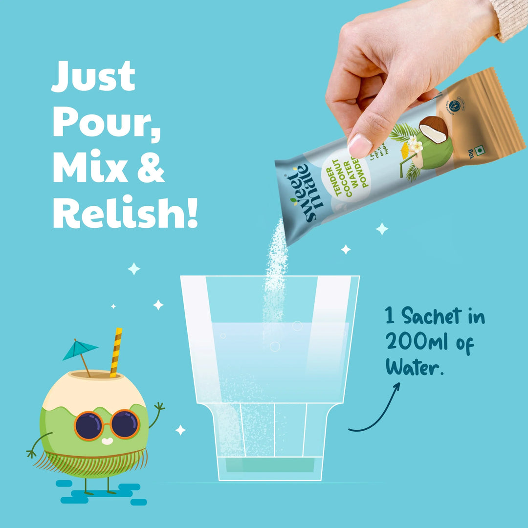 Sweetmate Tender Coconut Water Powder (Pack of 20)