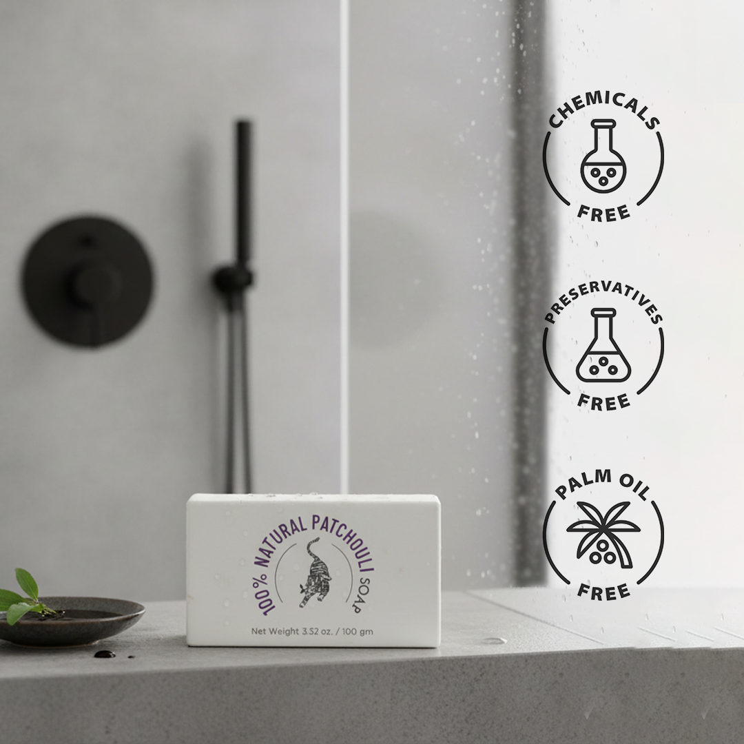 Kheoni 100% Natural Patchouli Soap