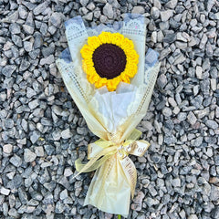 P Palettes Autumn Sunflower  Bouquet, handmade, gifting, décor, crochet