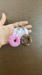 P Palettes Donut combo Keychain, handmade, gifting, crochet