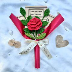 P Palettes Love is in the air Bouquet, handmade, gifting, décor, crochet
