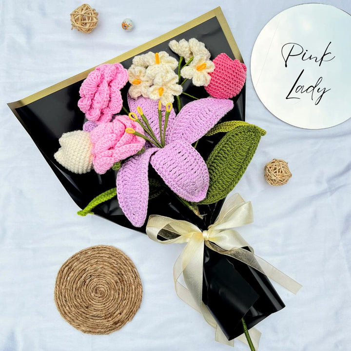 P Palettes Pink Lady bouquet, table decor, gifting, handmade - Suspire