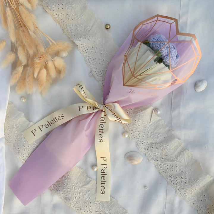 P Palettes Rose Bouquet, handmade, gifting, décor, crochet - Suspire