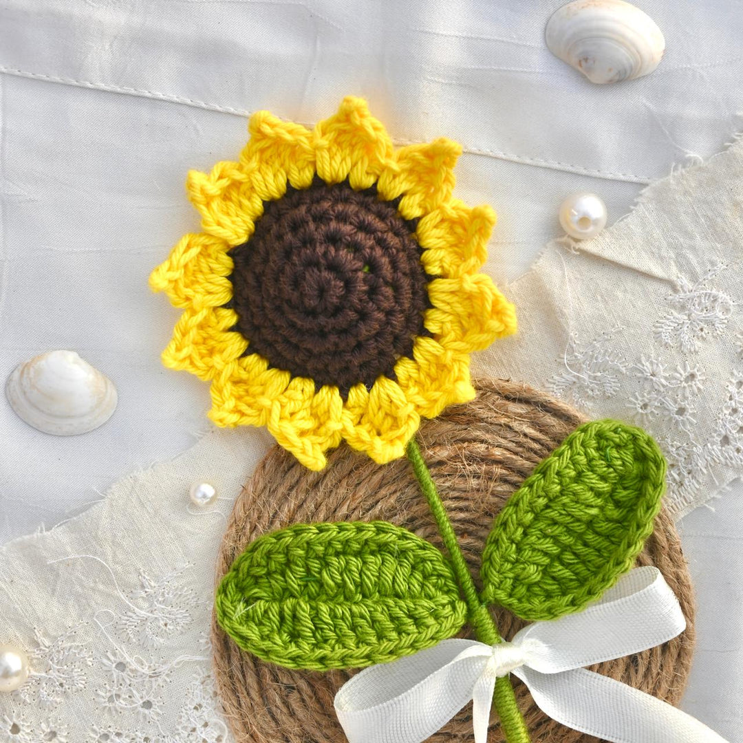 P Palettes Sunflower, handmade, gifting, décor, crochet - Suspire
