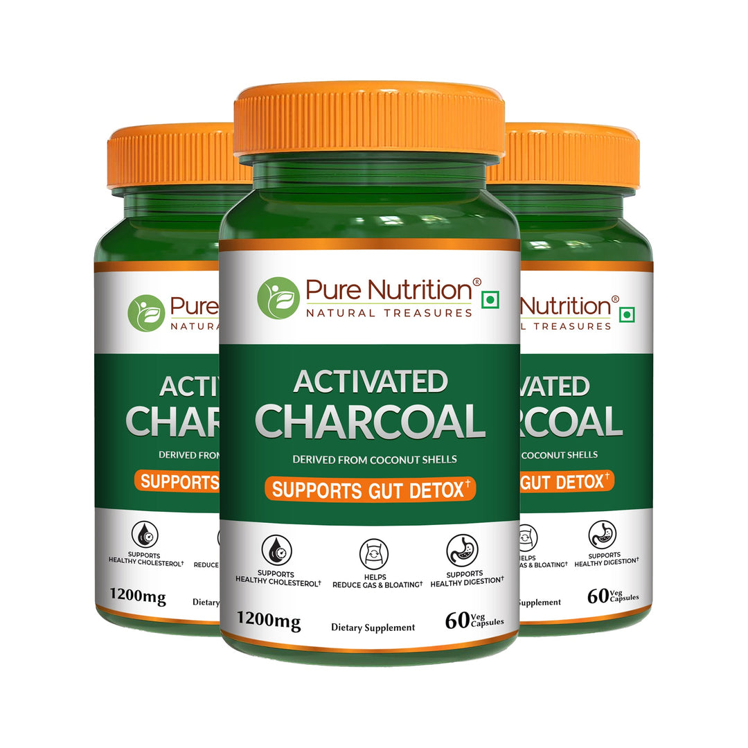 Activated Charcoal – 1200mg | Derived from Coconut Shells
