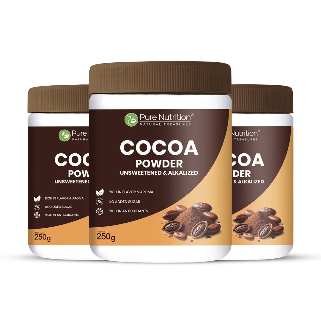 Pure Nutrition Cocoa Powder Unsweetened & Alkalized | Rich Aroma & Flavor | 250g