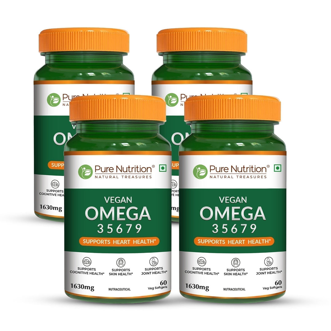 Vegan Omega Softgels Complete 3-5-6-7-9 Essential Fatty Acid Blend