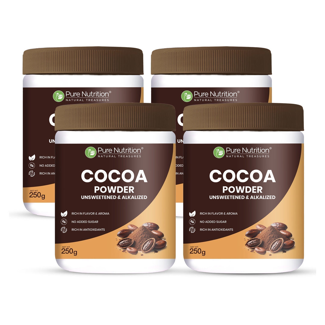 Pure Nutrition Cocoa Powder Unsweetened & Alkalized | Rich Aroma & Flavor | 250g