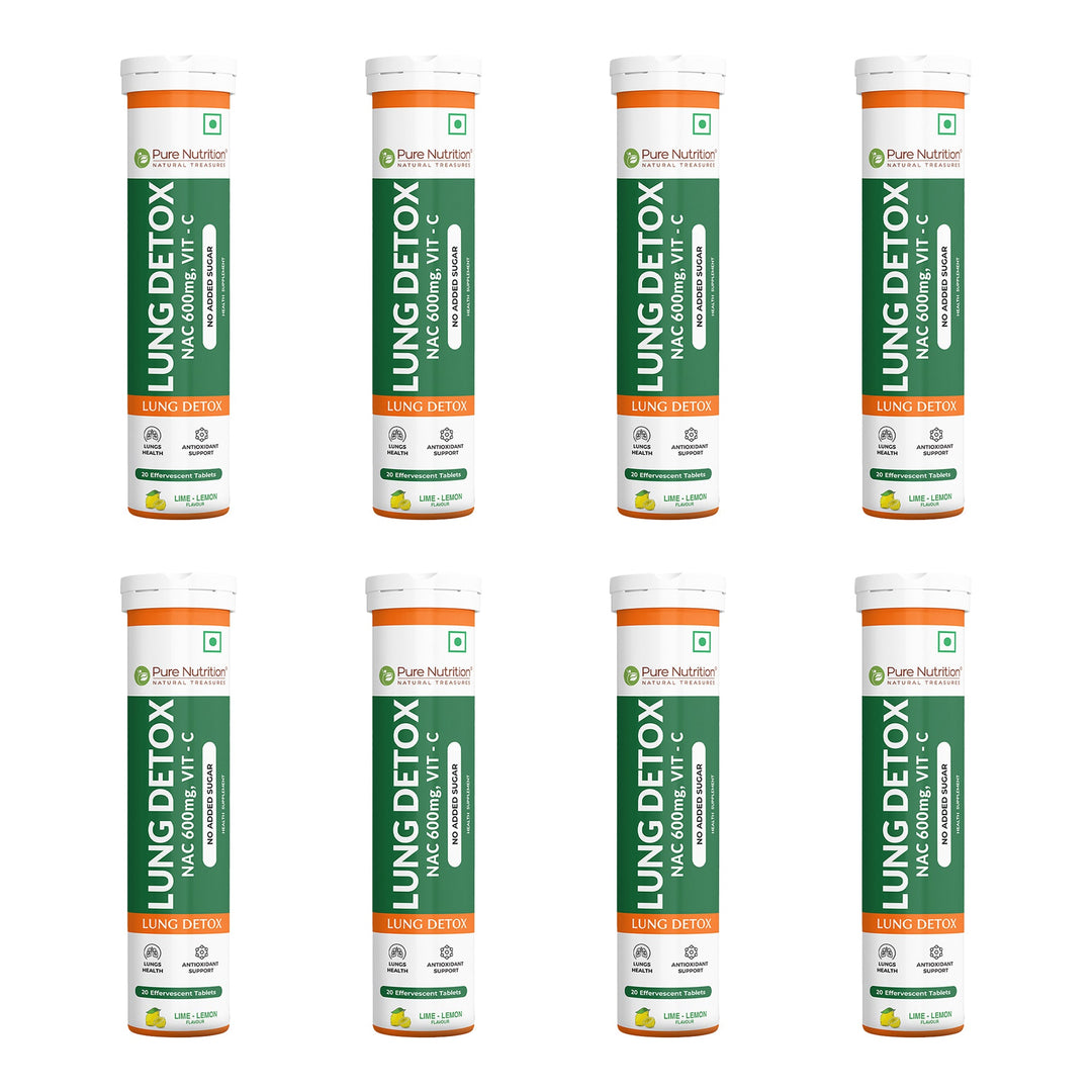 Lung Detox Effervescent Tablets - 20 | Supports Respiratory Health, Cleansing, and Overall Wellness