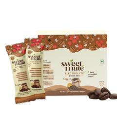 Sweetmate Coffee Electrolyte Drink Mix Sweetened With Stevia -5g (20 Sachet)