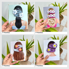 P Palettes Pack of 4 Hair Accessories