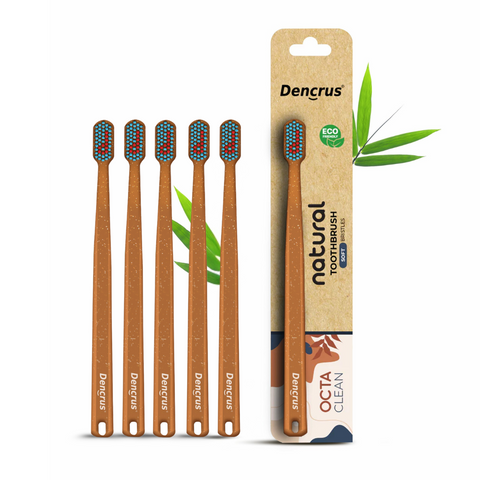 Dencrus Octa Clean Bamboo Toothbrush