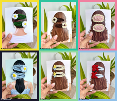 P Palettes Pack of 6 Hair Accessories