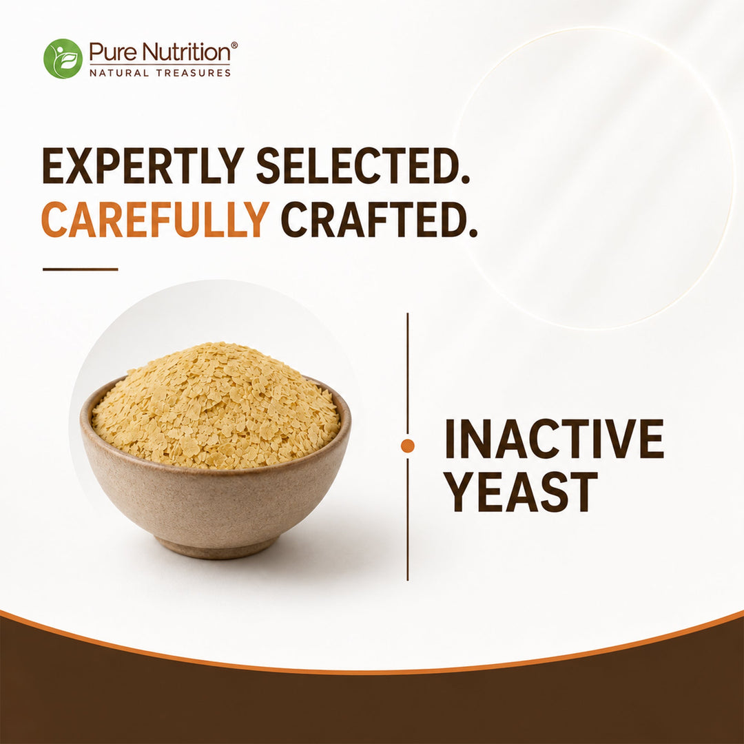 Nutritional Yeast Flakes Unfortified 100g | Nutty, Cheesy & Umami Flavour | Non-GMO, Gluten Free, Soy Free